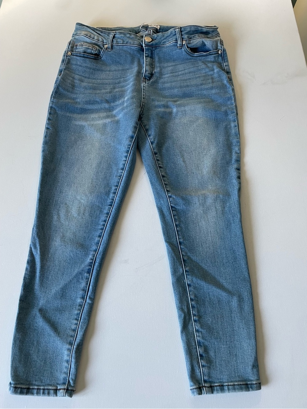 Sandpiper Skinny Blue Denim Jeans Size 16 Spandex